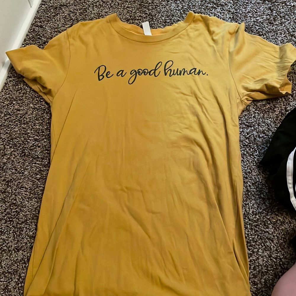 be a nice human tee